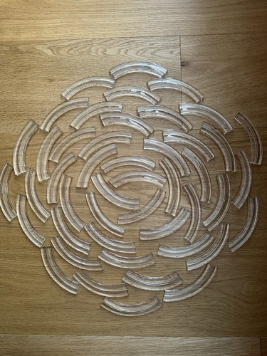 Lot pampilles lustre demi - lustre,