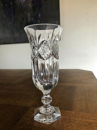 Joli vase cristal taillé - vase, "