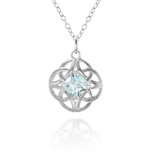 Argent sterling topaze bleu - sterling,