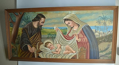 Ancien grand tableau - ancien,