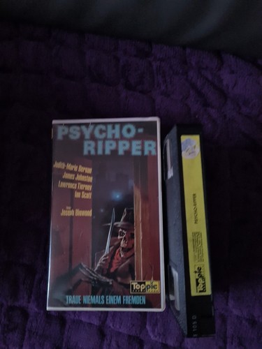 Vhs psycho ripper bloodrage - vhs,