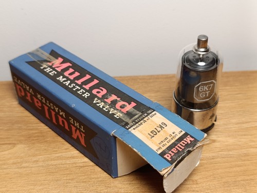 Vintage radio valve 6k7gt - vintage,