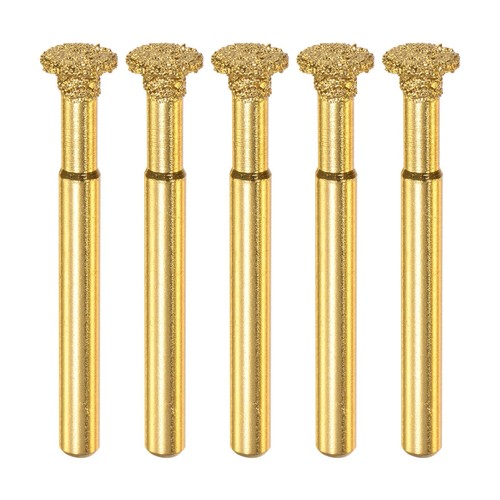 5pcs diamant 5mm brasé - diamant, 10.5mm