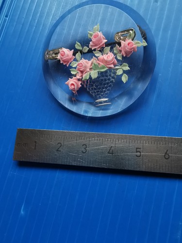 Ancienne broche roses