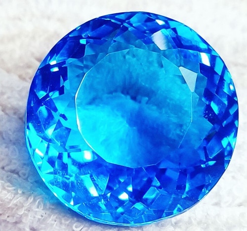 Topaze bleue brésilienne - topaze,