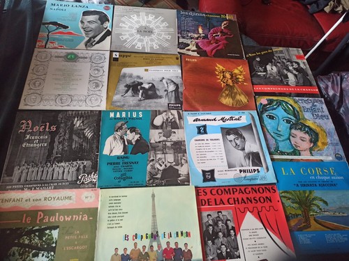 Coffret disques anciens - disques, 33
