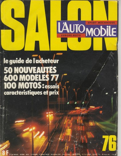 Automobile magazine 364 - l’automobile,