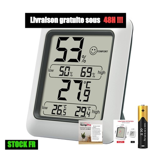 Thermo hygromètre numérique - thermo-hygromètre,
