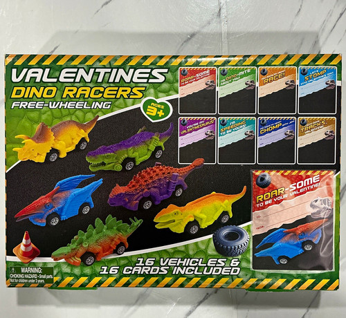 Valentines dino racers - valentines,