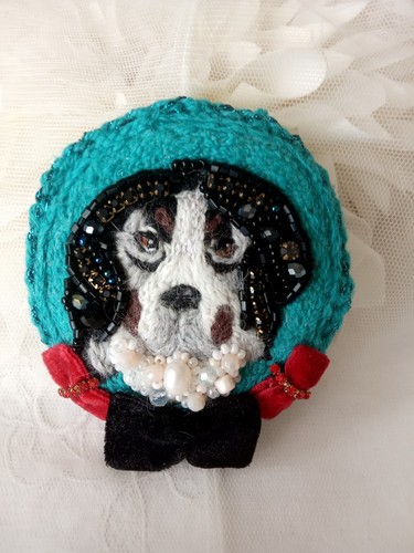 Handmade saint bernard dog - handmade,