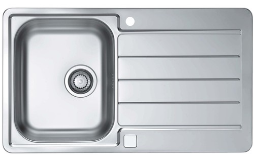 évier cuisine 86x50cm acier - 86x50cm,