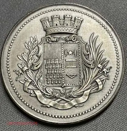 Médaille argent ville - (fr1),