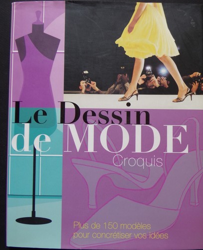 Livre dessin de mode - livre,