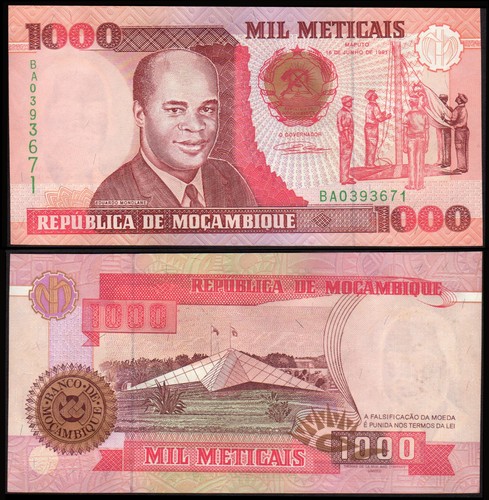 Mozambique billet 1000 - mozambique,