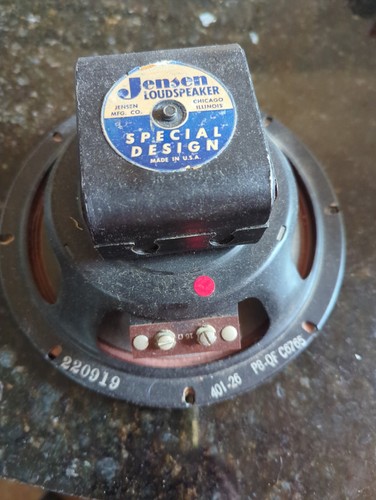 Vintage 1959 jensen p8qf - jensen, 8"