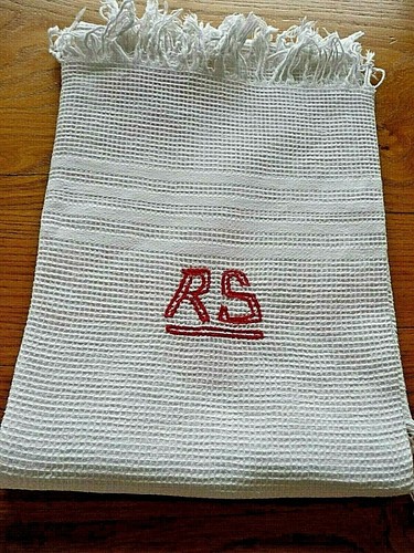 Linge ancien serviette - linge,