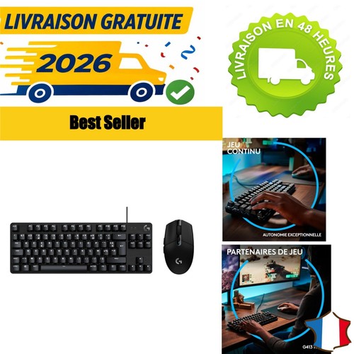 Ensemble gaming logitech g305 - gaming,