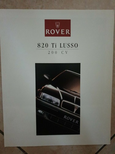 Brochure 1994 rover 820ti - 06/1994“rover,
