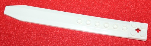 Lego white plate 2x16 - , rotor