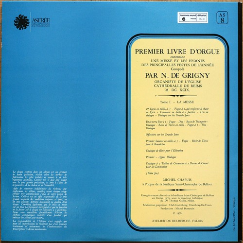 Grigny livre d - de,