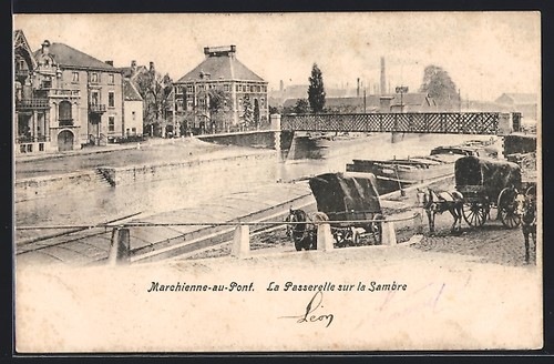 Cpa marchienne pont - cpa, marchienne-au-pont,