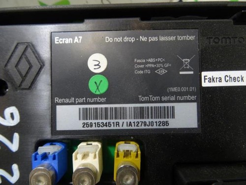 Ecran gps renault - ecran, megane