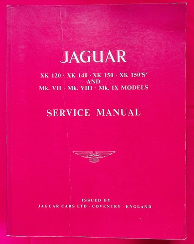 Jaguar service manual - -, xk