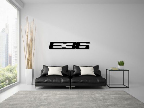 Bmw e36 badge steel wall - e36,
