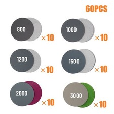 Disques à poncer 3 pouces grain professionnel 800 à 3000 pack assorti 60 pièc