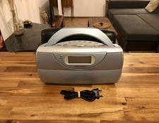 Radio GRUNDIG Music Boy 71 - Radio Réveil Grundig - Gris Métal/Bleu - Vintage