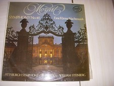 DISQUE VINYL 33 Tours MOZART SYMPHONY n° 40 - PITTSBURG WILLIAM STEINBERG