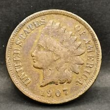 1 CENT INDIAN HEAD 1907 USA /