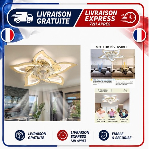 Ventilateur plafond led 6 - de,