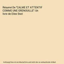 Résumé calme et - "calme,