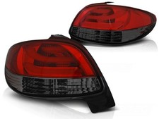 Feux Arrière LED Pour Peugeot 206 Année 98-06 Rouge/Fumé