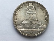 1913 Allemagne 3 Mark - Friedrich August III Argent (.900) 16,67g 33mm KM# 1275