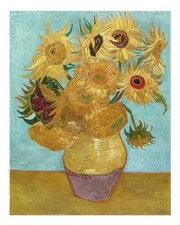 Affiche d'art mural tournesols