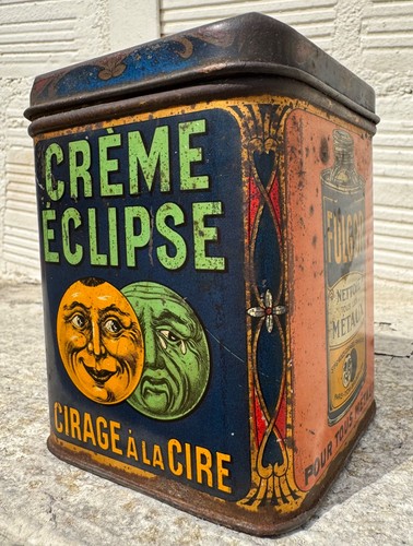 Ancienne boîte comptoir tole
