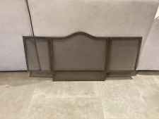 Pare feu cheminé ancien en metal 3 vantaux