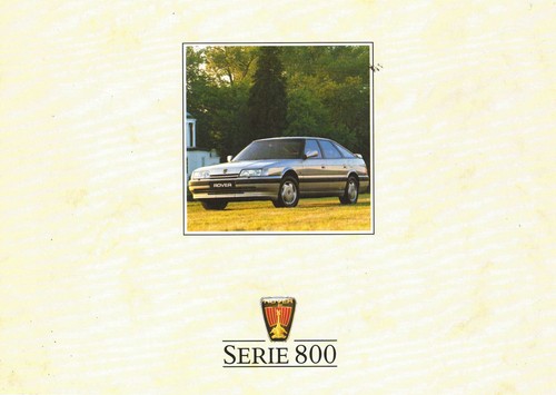 Brochure rover 820 - ▄▀▄,