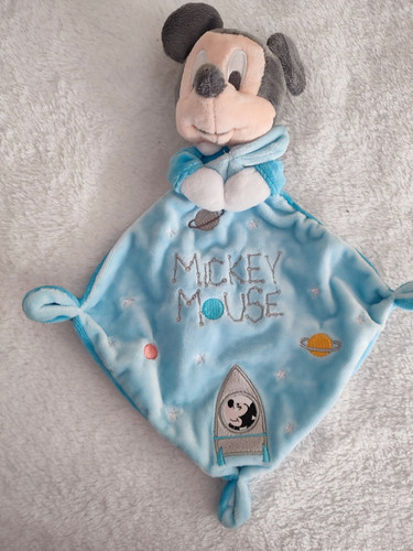 Disney baby doudou mickey bleu - mickey,