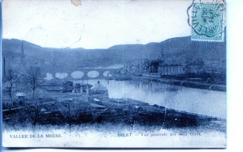 Ardennes givet vue - cp,