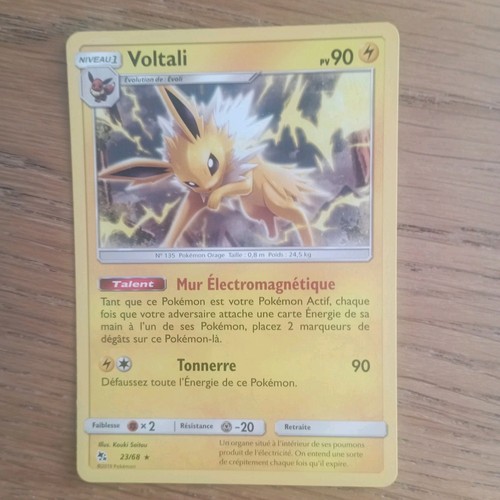 Carte pokémon rare - rare, voltali