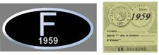 vignette 1959 + adhésif F
