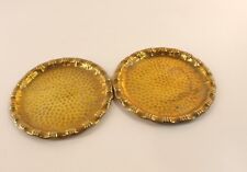 Lot de 2 Coupelles cuivre  fin XIX début  XXéme 12,5 cm diamètre