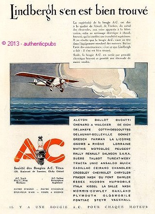 Publicite bougie lindberg - publicite, ac