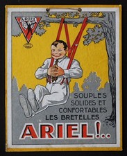 Carton publicitaire Bretelles