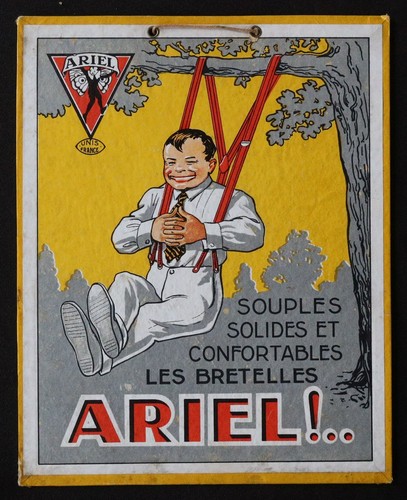 Carton publicitaire bretelles - carton,