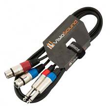 Câble double 2 x XLR femelle