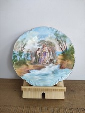Assiette Porcelaine Jean Pouyat J.P Limoges France Oberon And Titania Mythe XIXe